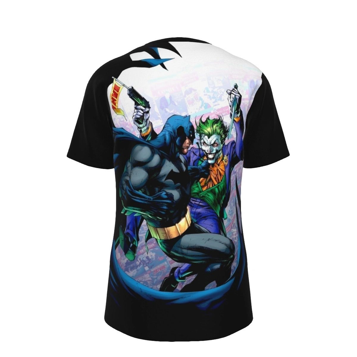 BATMAN VS JOKER PINUP ALL OVER PRINT SHIRT AND TANK TOP - JIM LEE ART