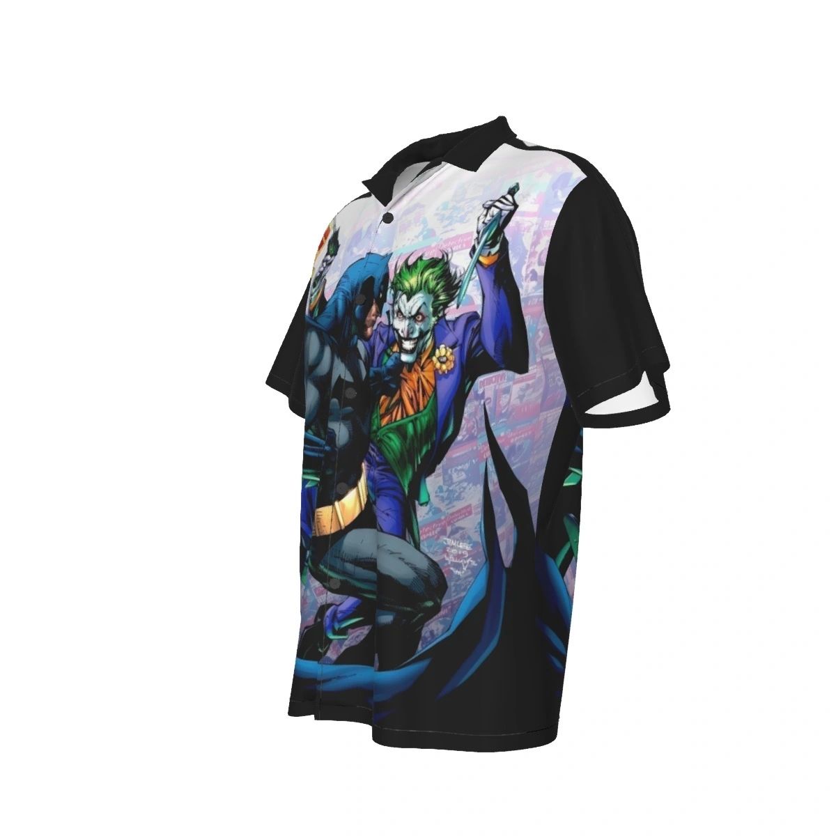 BATMAN VS JOKER PINUP ALL OVER PRINT SHIRT AND TANK TOP - JIM LEE ART