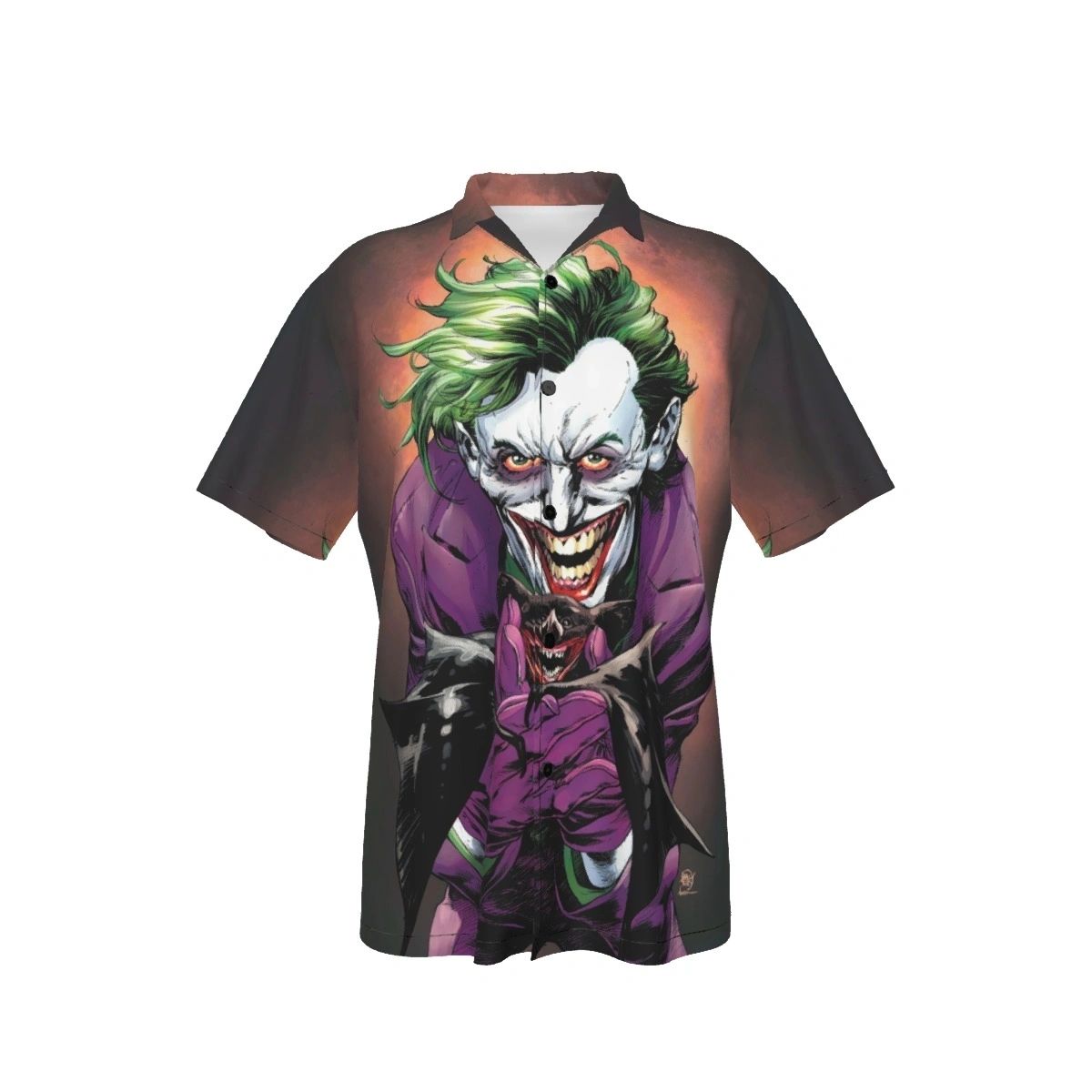 JOKER PINUP ALL OVER PRINT SHIRT AND TANK TOP - IVAN RIES ART