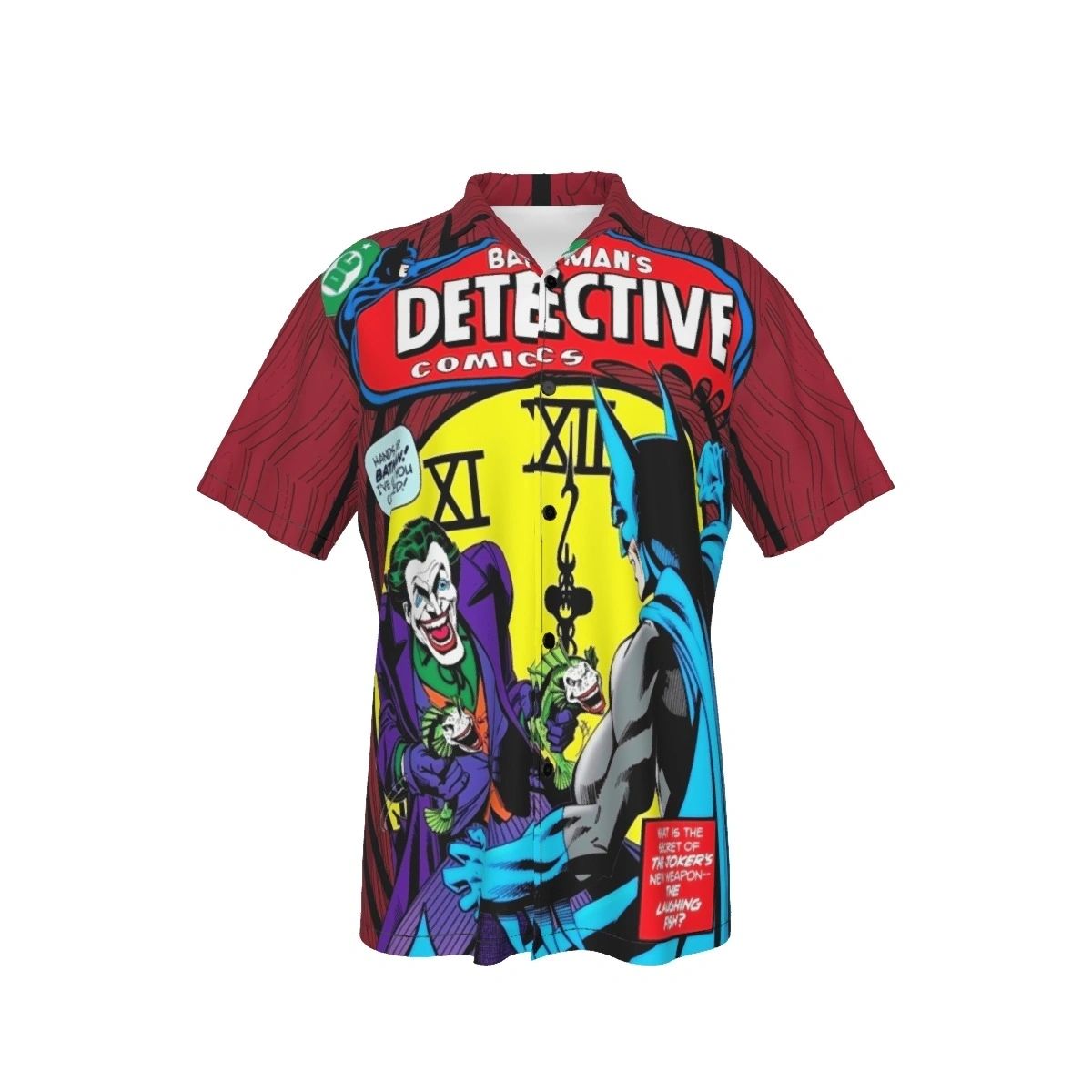 DETECTIVE 475 SPLASH PAGE ALL OVER PRINT SHIRT AND TANK TOP - MARSHAL ROGERS ART - JOKER