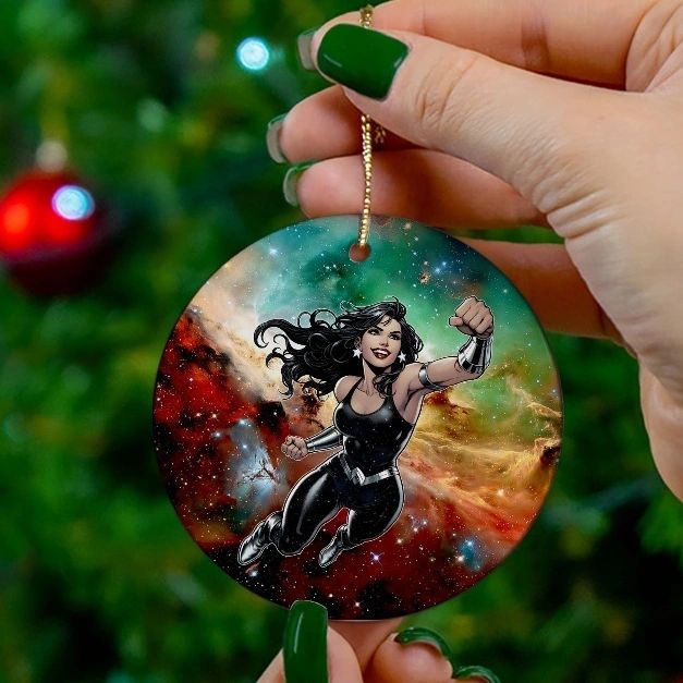DONNA TROY READY CHRISTMAS TREE ORNAMENT - TEEN TITANS READY