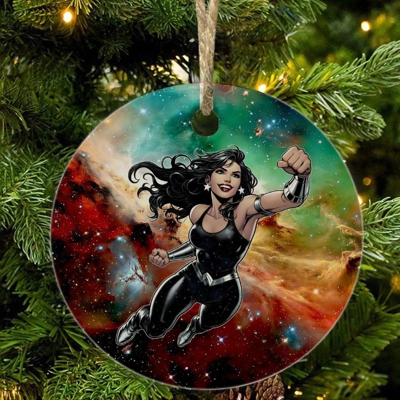 DONNA TROY READY CHRISTMAS TREE ORNAMENT - TEEN TITANS READY