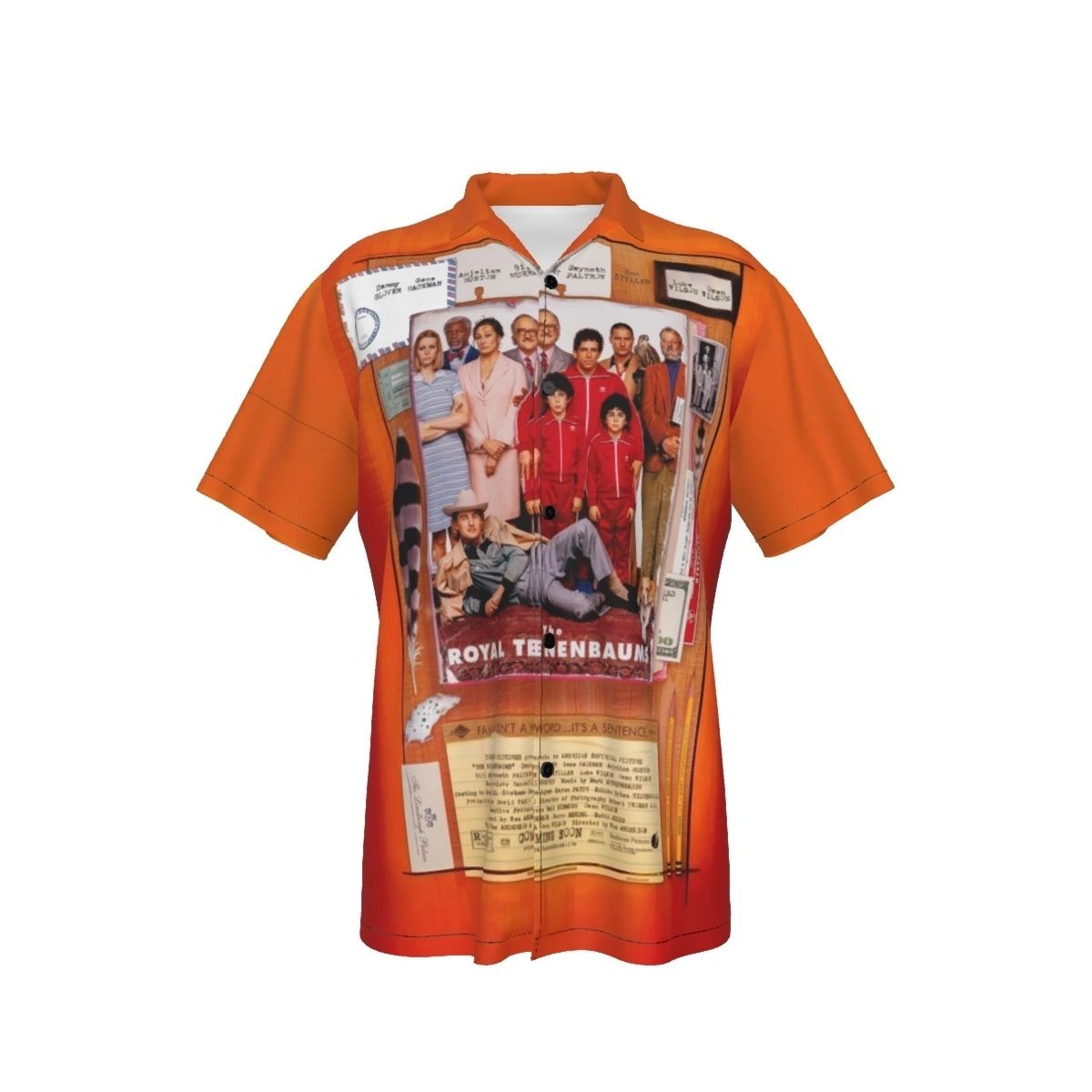 ROYAL TENENBAUMS MOVIE POSTER ALL OVER PRINT SHIRT