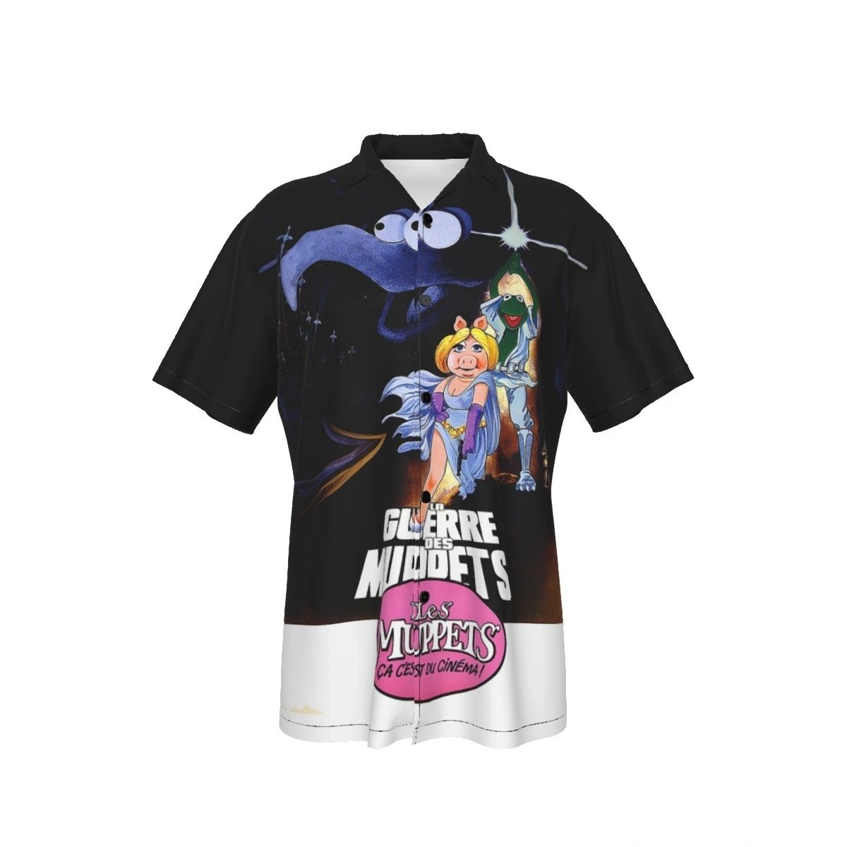 MUPPET MOVIE POSTER ALL OVER PRINT SHIRT - STAR WARS FRENCH VERSION