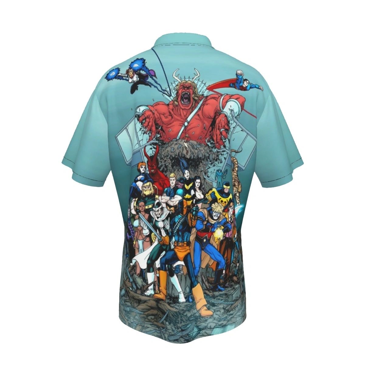 TEEN TITANS VILLAINS TOGETHER ALL OVER PRINT SHIRT AND TANK TOP
