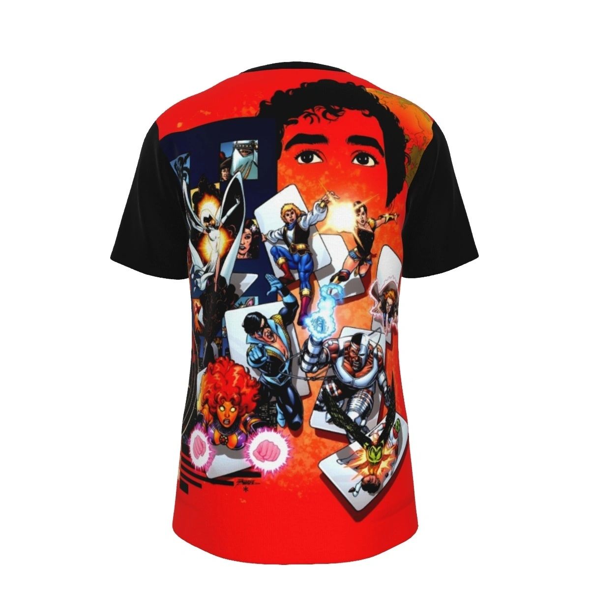 TEEN TITANS GAMES ALL OVER PRINT SHIRT AND TANK TOP - GEORGE PEREZ