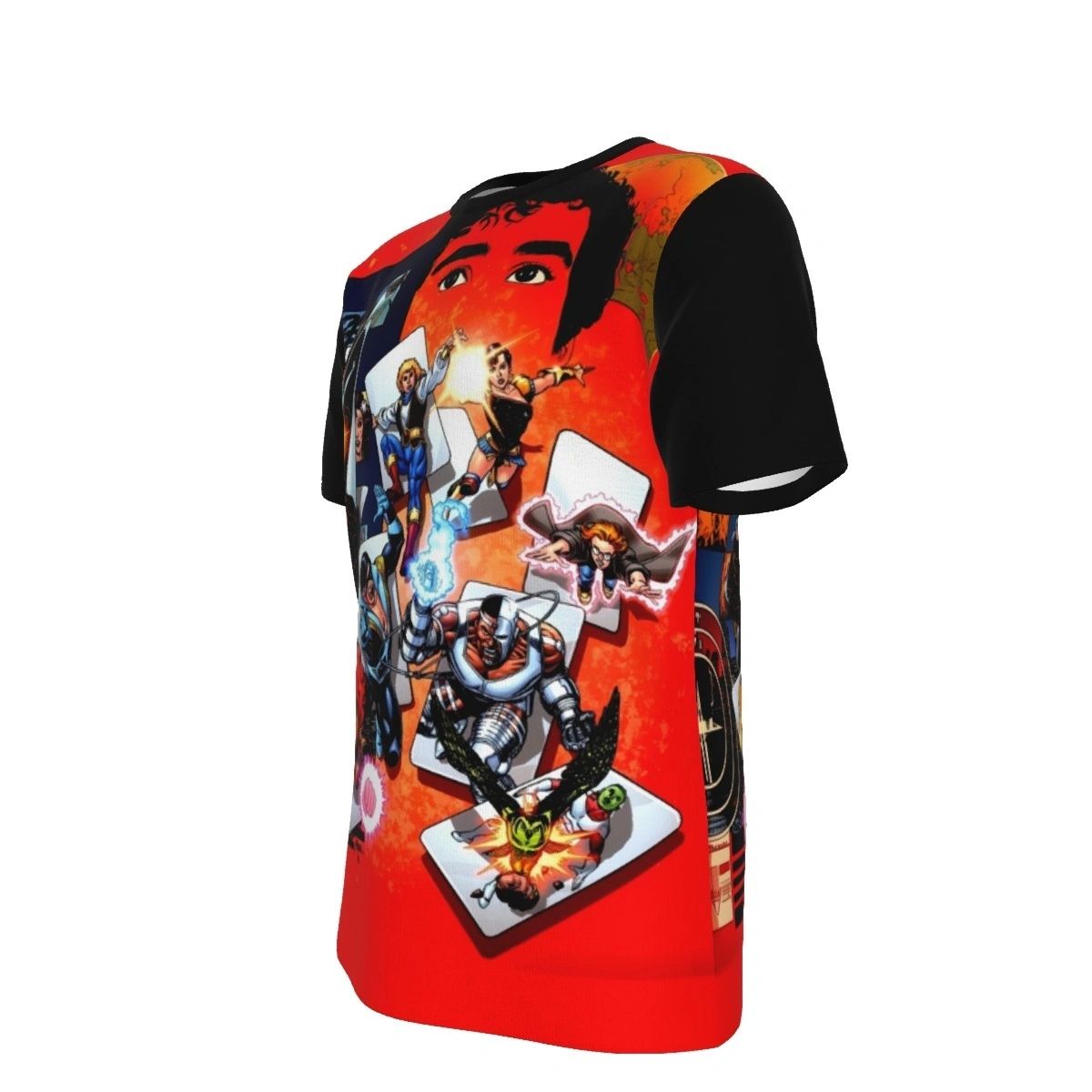 TEEN TITANS GAMES ALL OVER PRINT SHIRT AND TANK TOP - GEORGE PEREZ