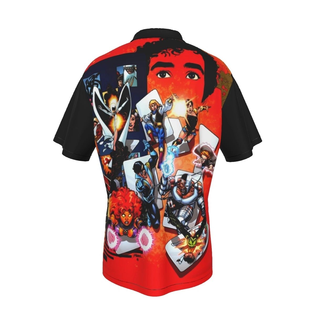 TEEN TITANS GAMES ALL OVER PRINT SHIRT AND TANK TOP - GEORGE PEREZ