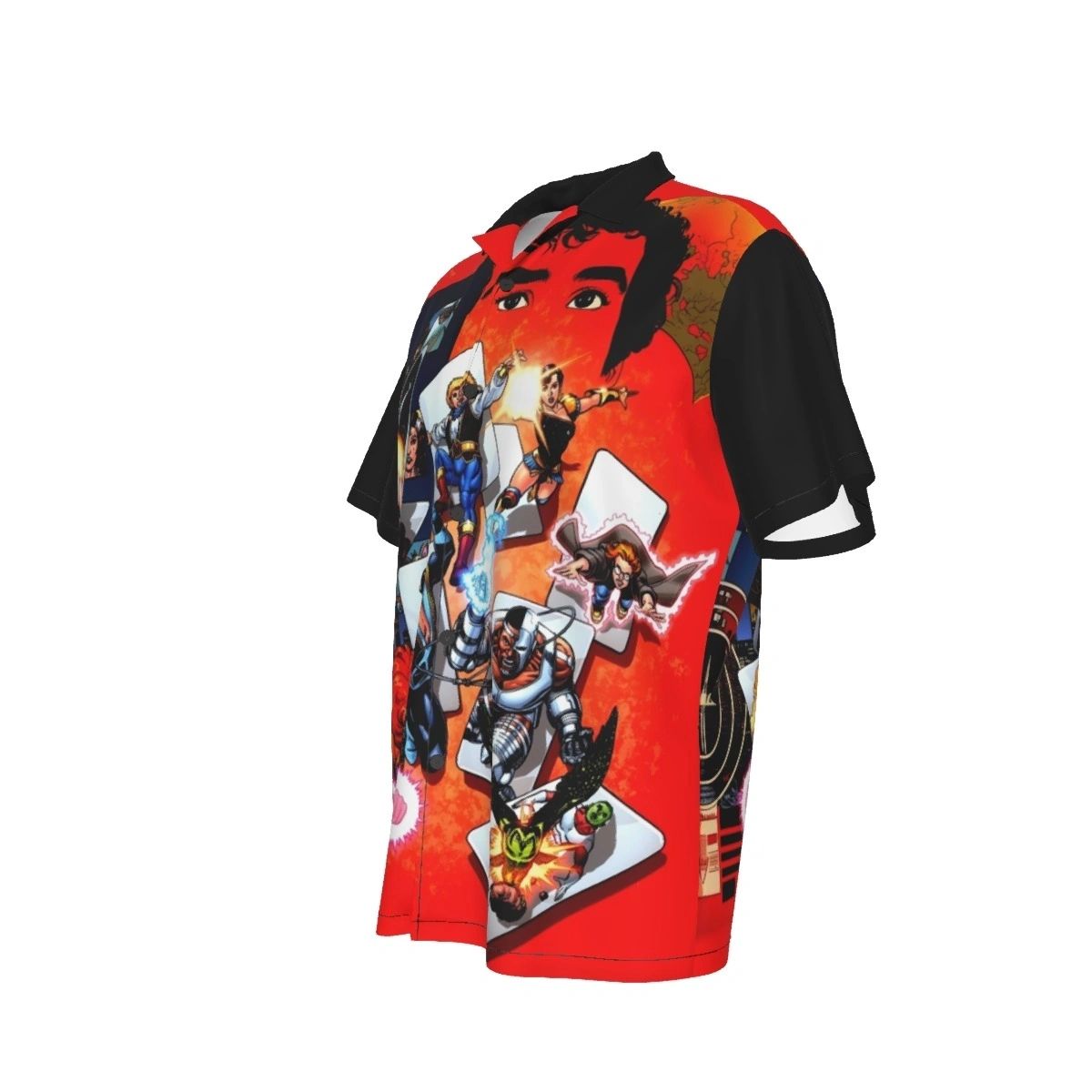 TEEN TITANS GAMES ALL OVER PRINT SHIRT AND TANK TOP - GEORGE PEREZ