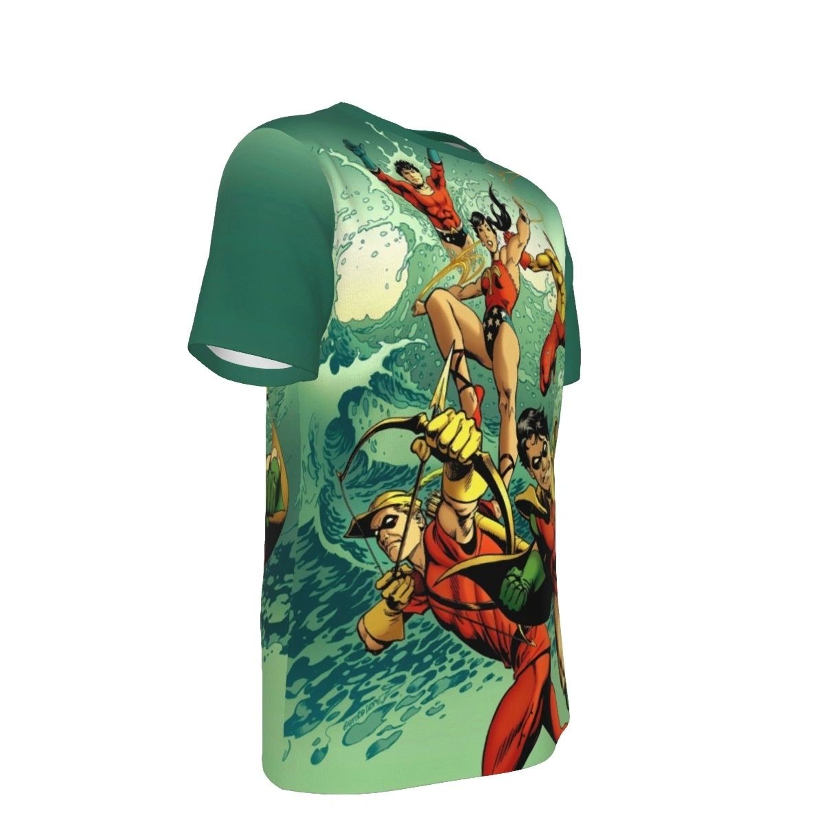 TEEN TITANS 50 YEARS TPB ALL OVER PRINT SHIRT AND TANK TOP -