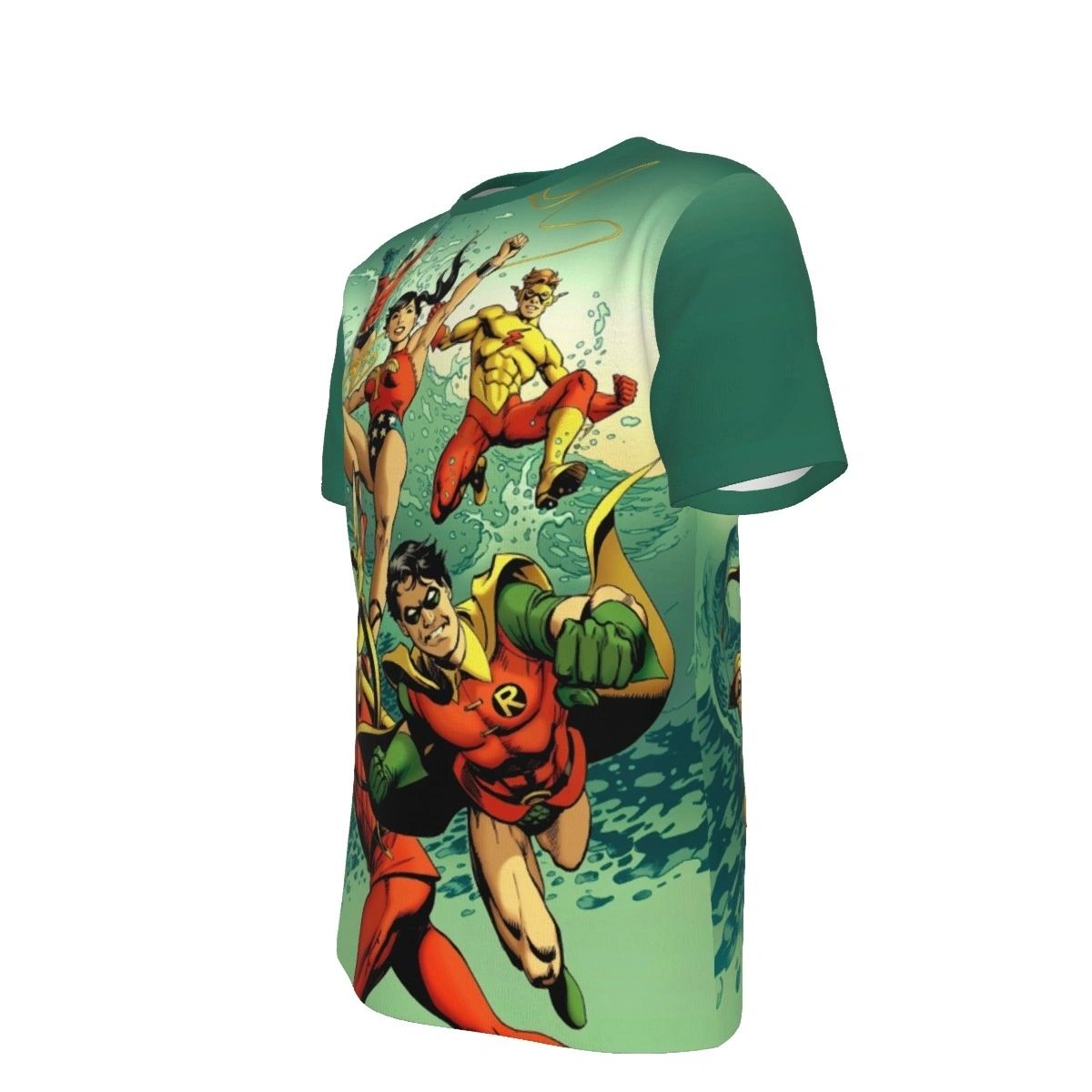 TEEN TITANS 50 YEARS TPB ALL OVER PRINT SHIRT AND TANK TOP -