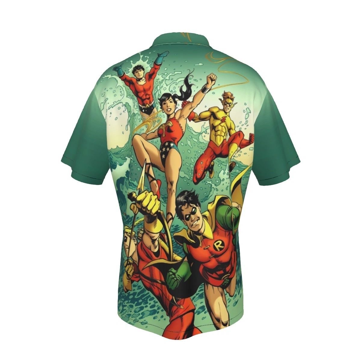 TEEN TITANS 50 YEARS TPB ALL OVER PRINT SHIRT AND TANK TOP -