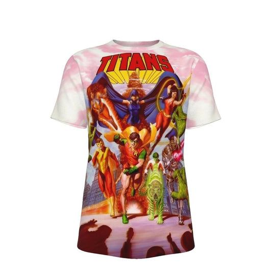 TEEN TITANS 1 ALL OVER PRINT SHIRT AND TANK TOP - ALEX ROSS ART - REFRESH