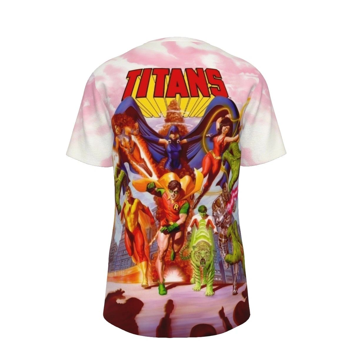 TEEN TITANS 1 ALL OVER PRINT SHIRT AND TANK TOP - ALEX ROSS ART - REFRESH