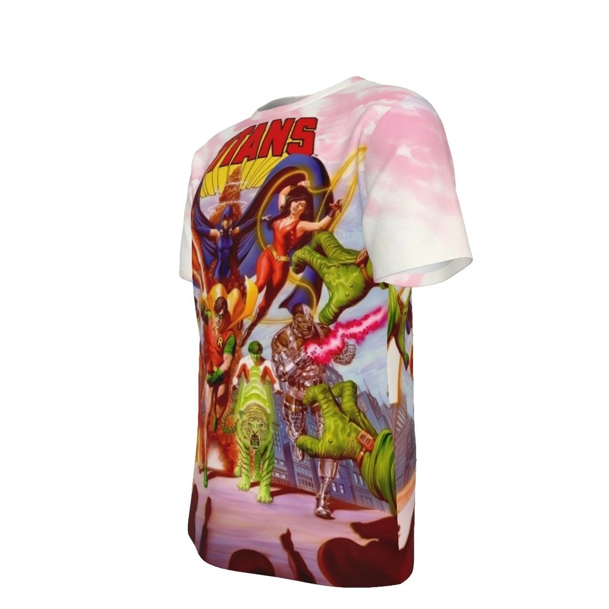 TEEN TITANS 1 ALL OVER PRINT SHIRT AND TANK TOP - ALEX ROSS ART - REFRESH