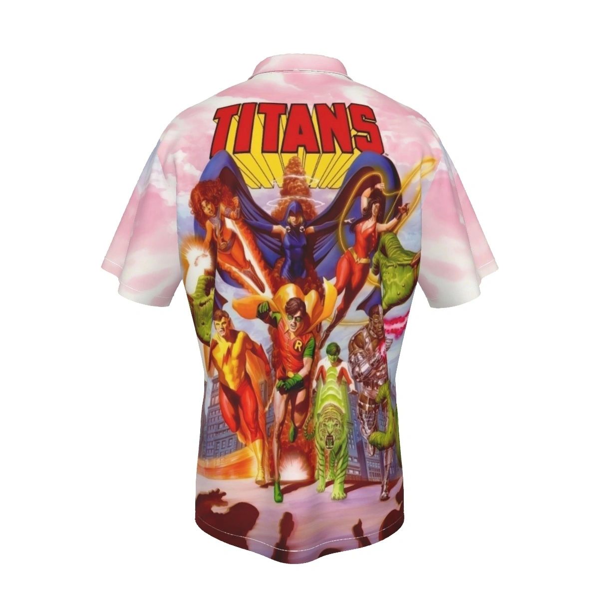 TEEN TITANS 1 ALL OVER PRINT SHIRT AND TANK TOP - ALEX ROSS ART - REFRESH