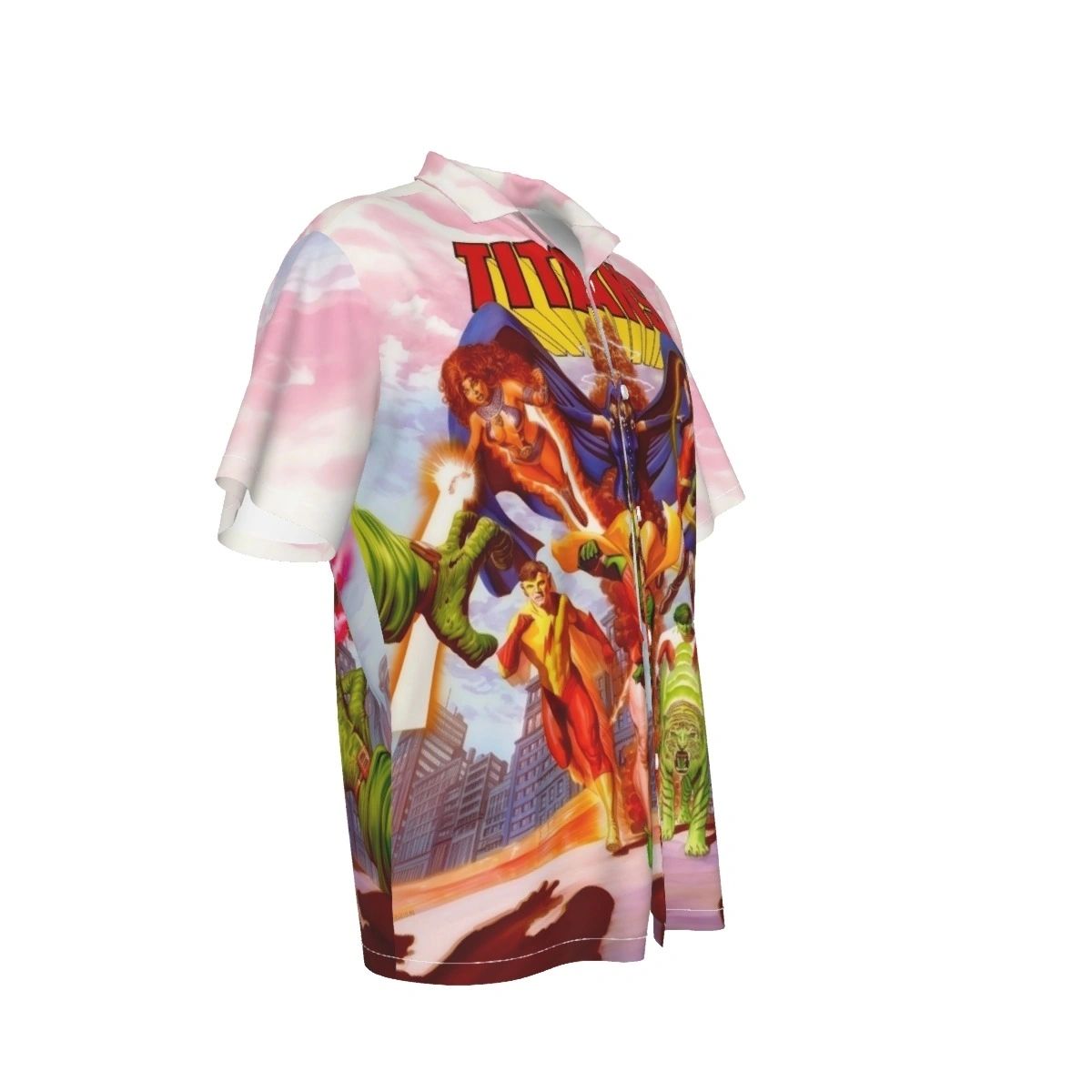 TEEN TITANS 1 ALL OVER PRINT SHIRT AND TANK TOP - ALEX ROSS ART - REFRESH