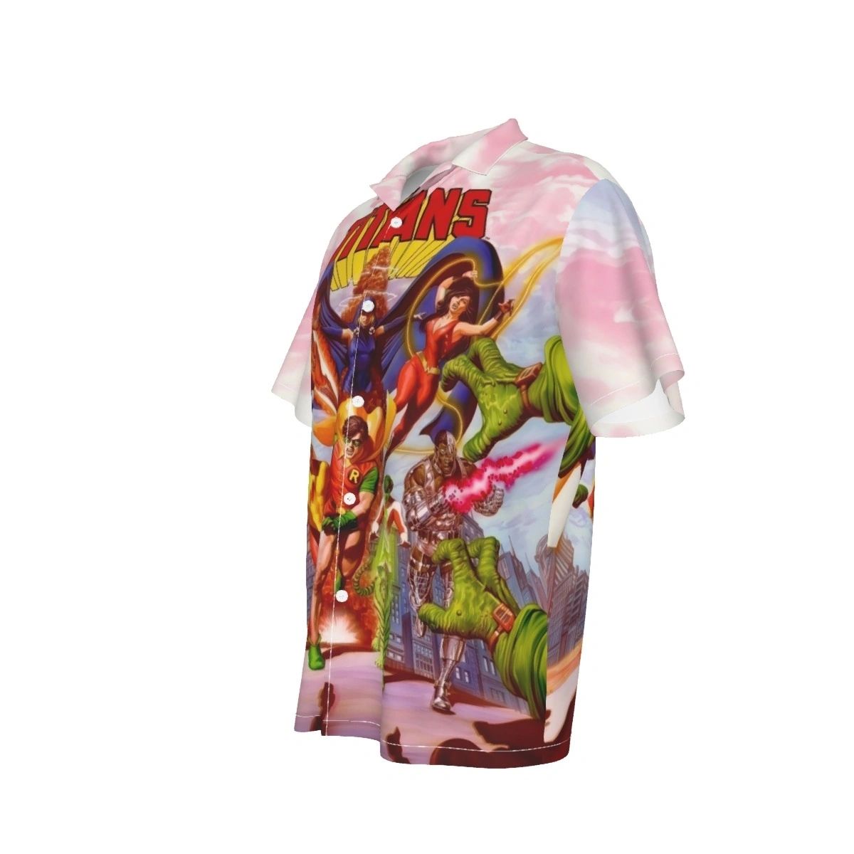 TEEN TITANS 1 ALL OVER PRINT SHIRT AND TANK TOP - ALEX ROSS ART - REFRESH