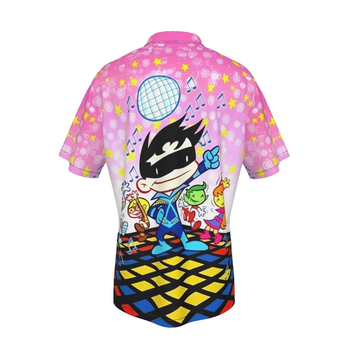 TINY TITANS NIGHTWING DISCO ALL OVER PRINT SHIRT AND TANK TOP