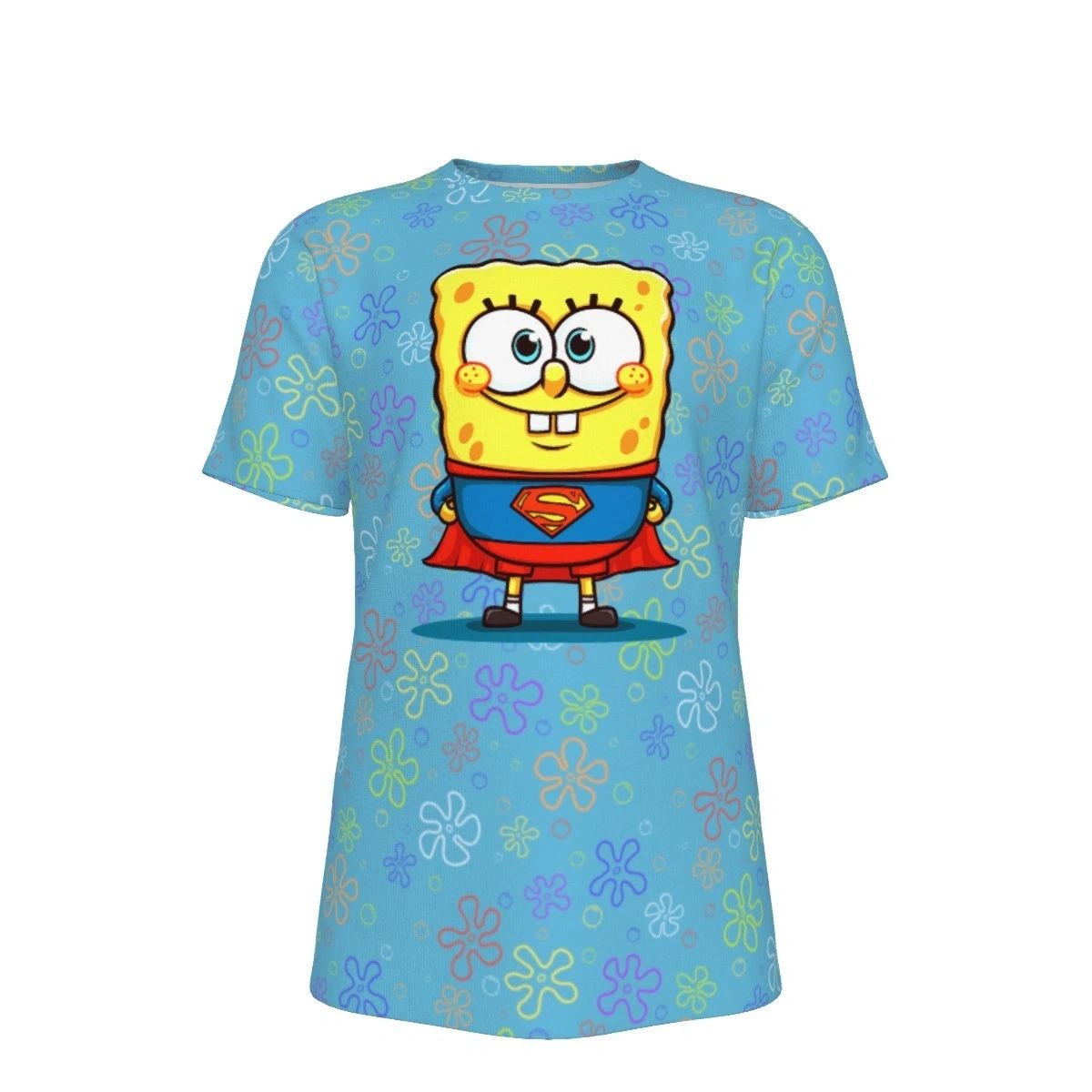 SPONGEBOB SUPERPANTS ALL OVER PRINT SHIRT AND TANK TOP