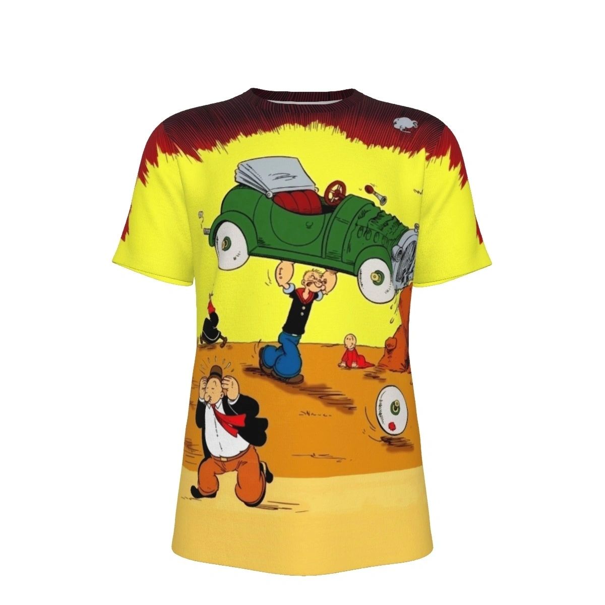 POPEYE ALL OVER PRINT SHIRT AND TANK TOP -ACTION 1 TRIBUTE