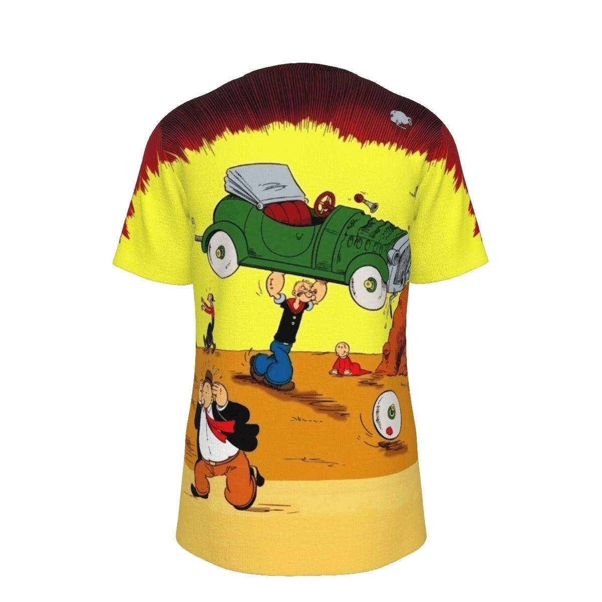 POPEYE ALL OVER PRINT SHIRT AND TANK TOP -ACTION 1 TRIBUTE