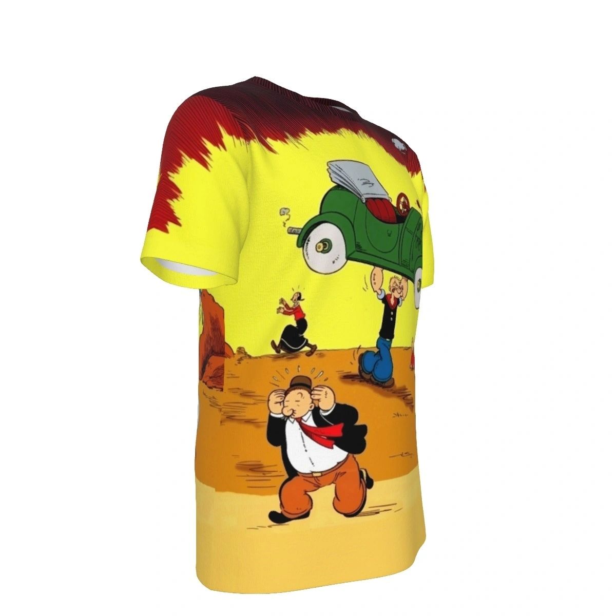 POPEYE ALL OVER PRINT SHIRT AND TANK TOP -ACTION 1 TRIBUTE