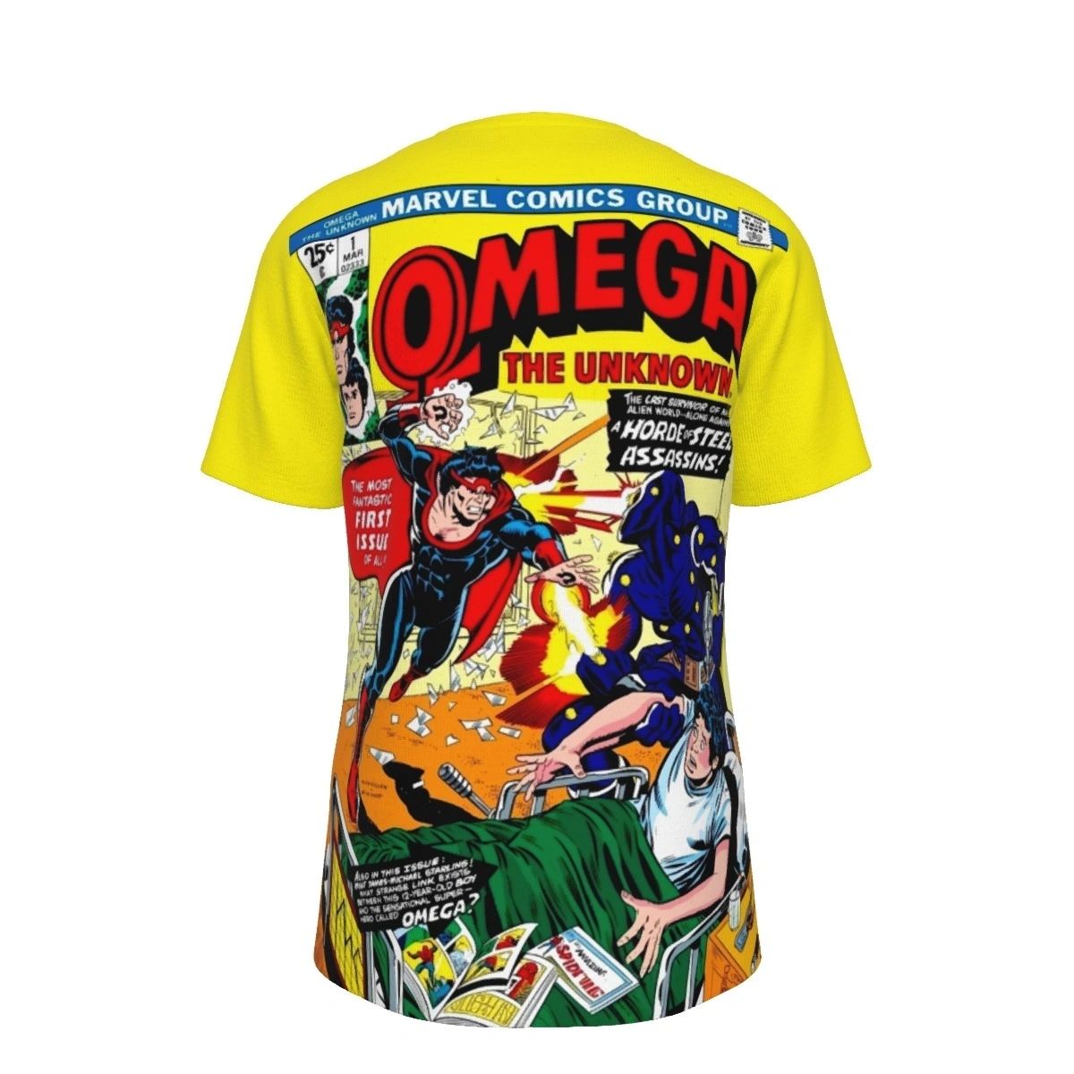 OMEGA THE UNKNOWN 3 ALL OVER PRINT SHIRT AND TANK TOP - ELECTRO