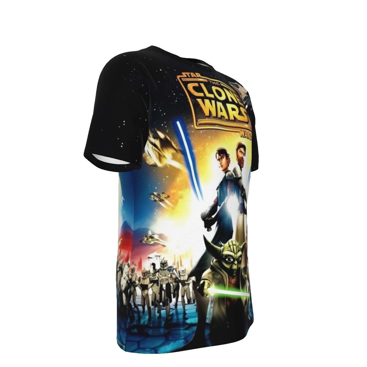 STAR WARS CLONE WARS MOVIE POSTER ALL OVER PRINT SHIRT
