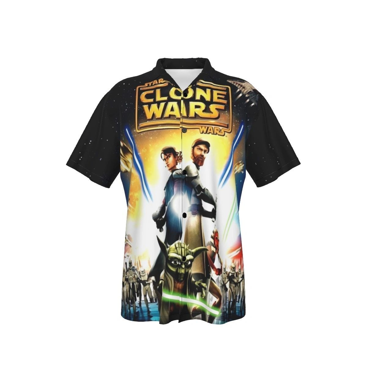 STAR WARS CLONE WARS MOVIE POSTER ALL OVER PRINT SHIRT