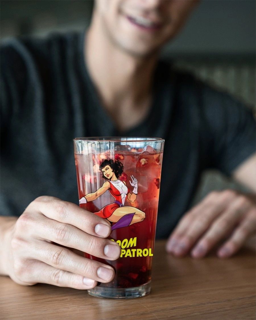 ELASTIGIRL READY Pint Glass (with Free Shipping) -DOOM PATROL