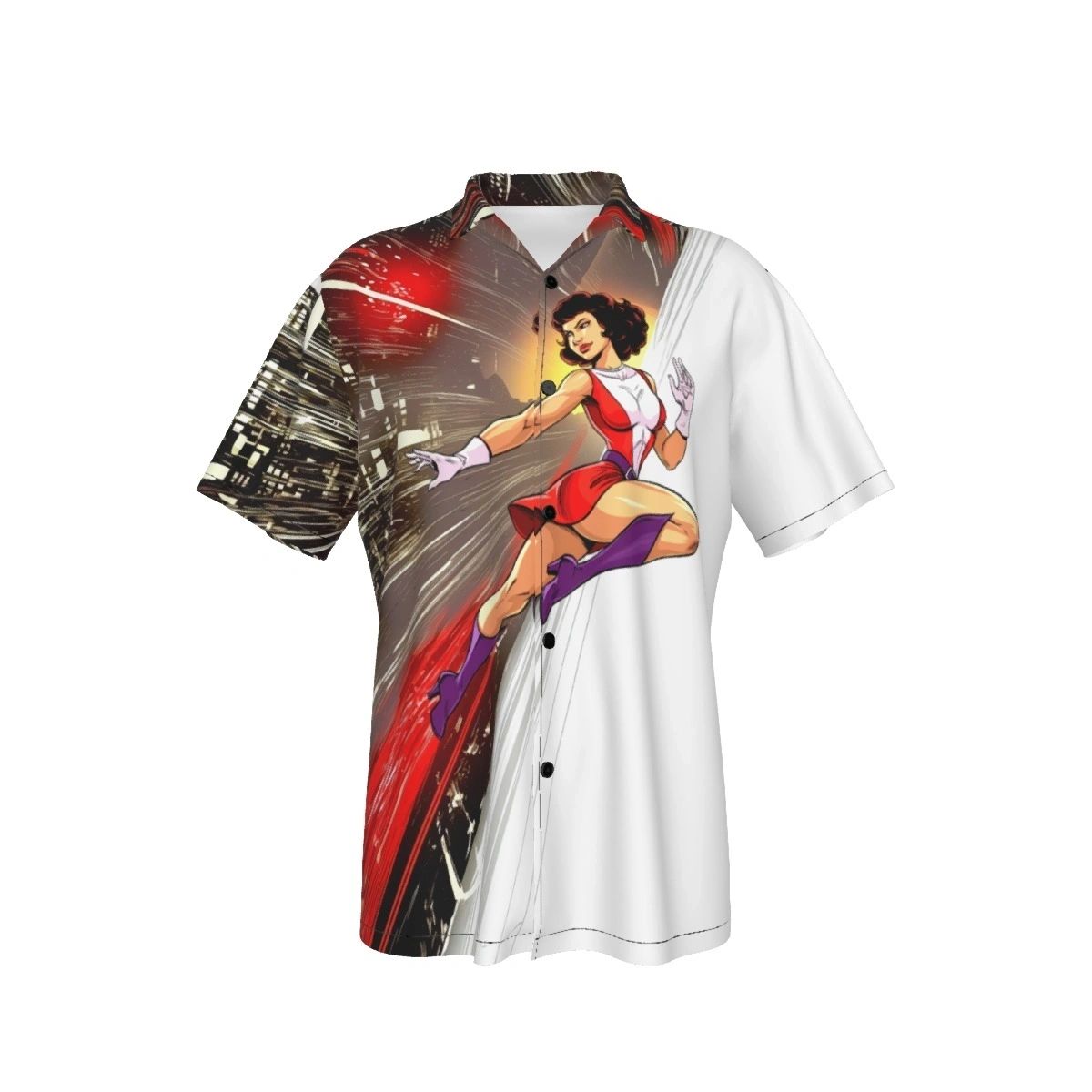 ELASTIGIRL READY ALL OVER PRINT SHIRTS - DOOM PATROL