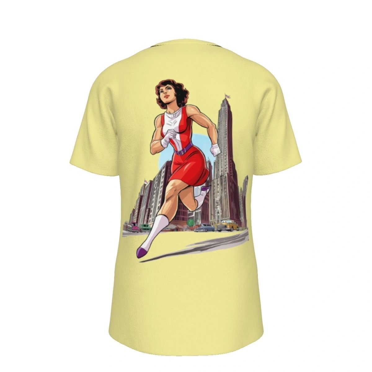 ELASTIGIRL RUN ALL OVER PRINT SHIRTS - DOOM PATROL
