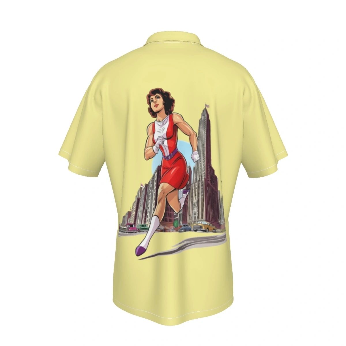 ELASTIGIRL RUN ALL OVER PRINT SHIRTS - DOOM PATROL