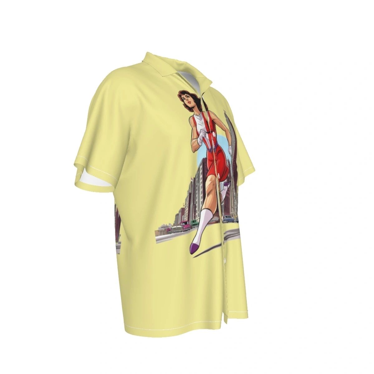 ELASTIGIRL RUN ALL OVER PRINT SHIRTS - DOOM PATROL