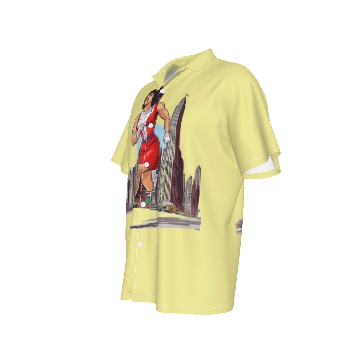 ELASTIGIRL RUN ALL OVER PRINT SHIRTS - DOOM PATROL