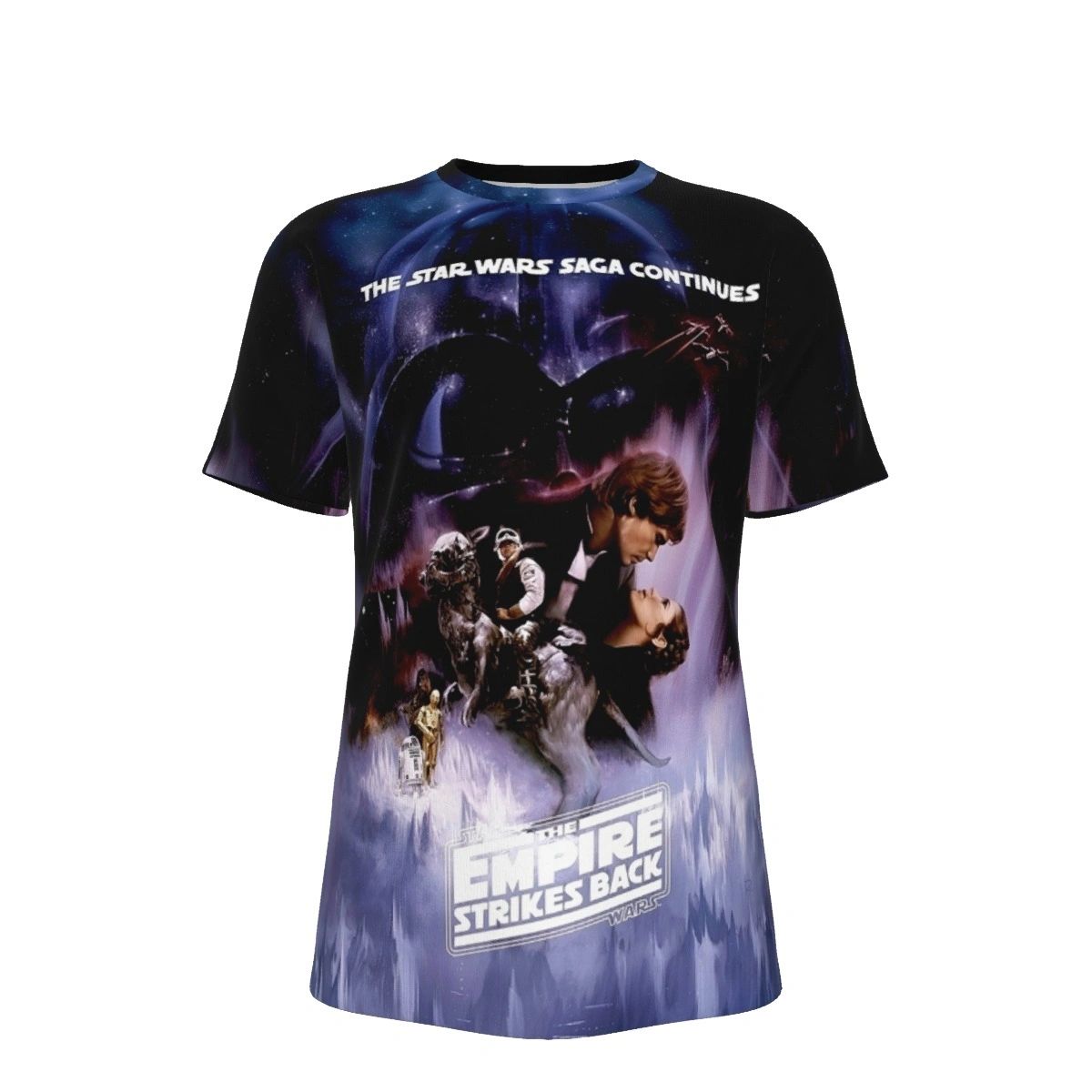 EMPIRE STRIKES BACK MOVIE POSTER ALL OVER PRINT SHIRTS - STAR WARS
