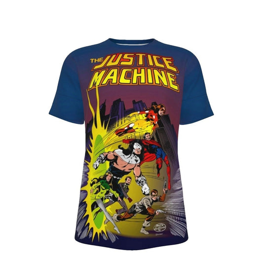 JUSTICE MACHINE 1 ALL OVER PRINT SHIRTS - JOHN BYRNE ART