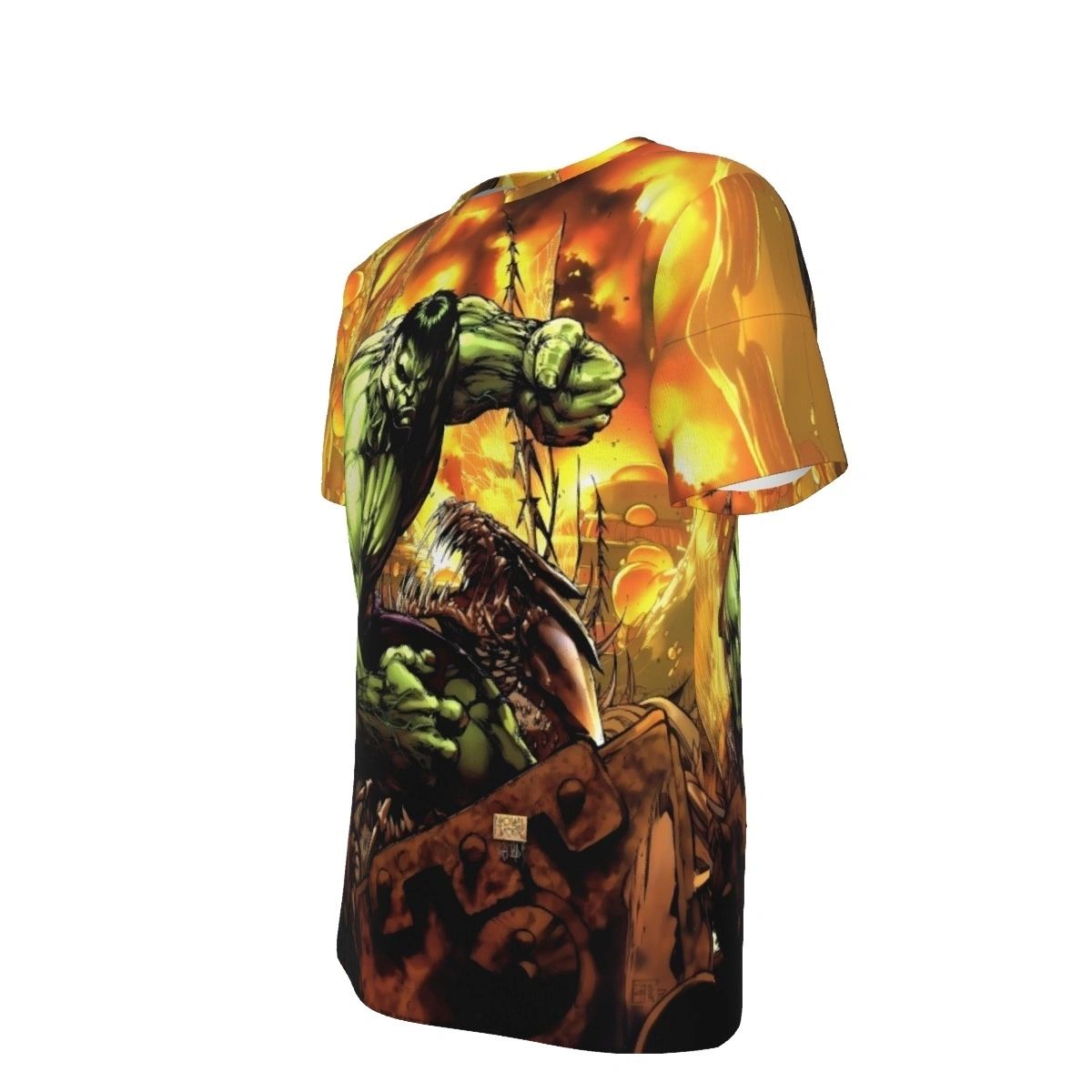 HULK PINUP ALL OVER PRINT SHIRTS -MICHAEL TURNER ART