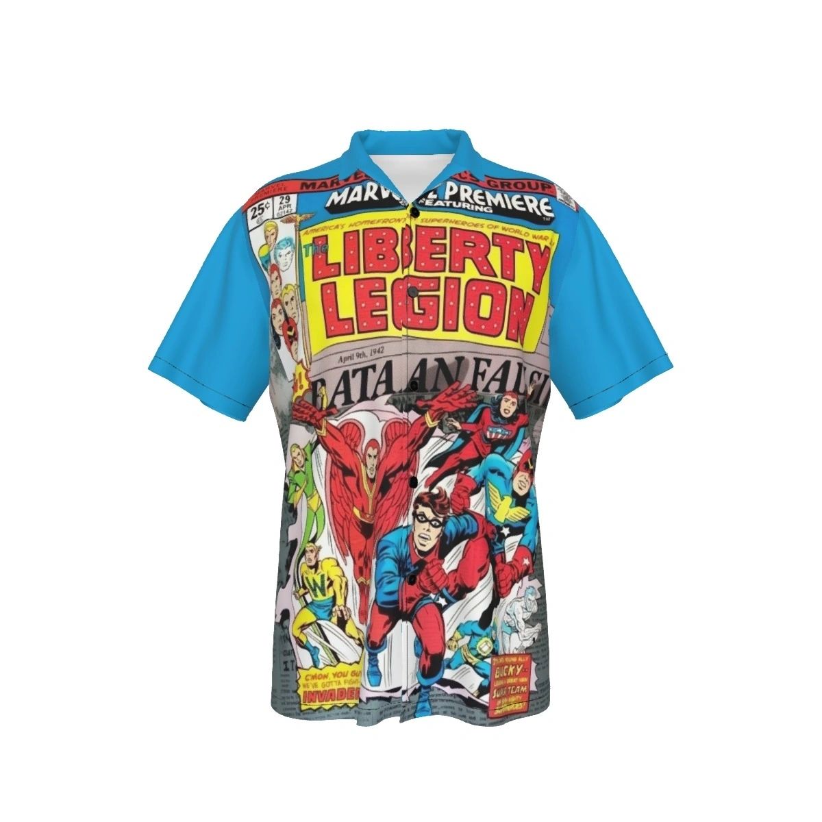MARVEL PREMIER 29 ALL OVER PRINT SHIRTS - LIBERTY LEGION