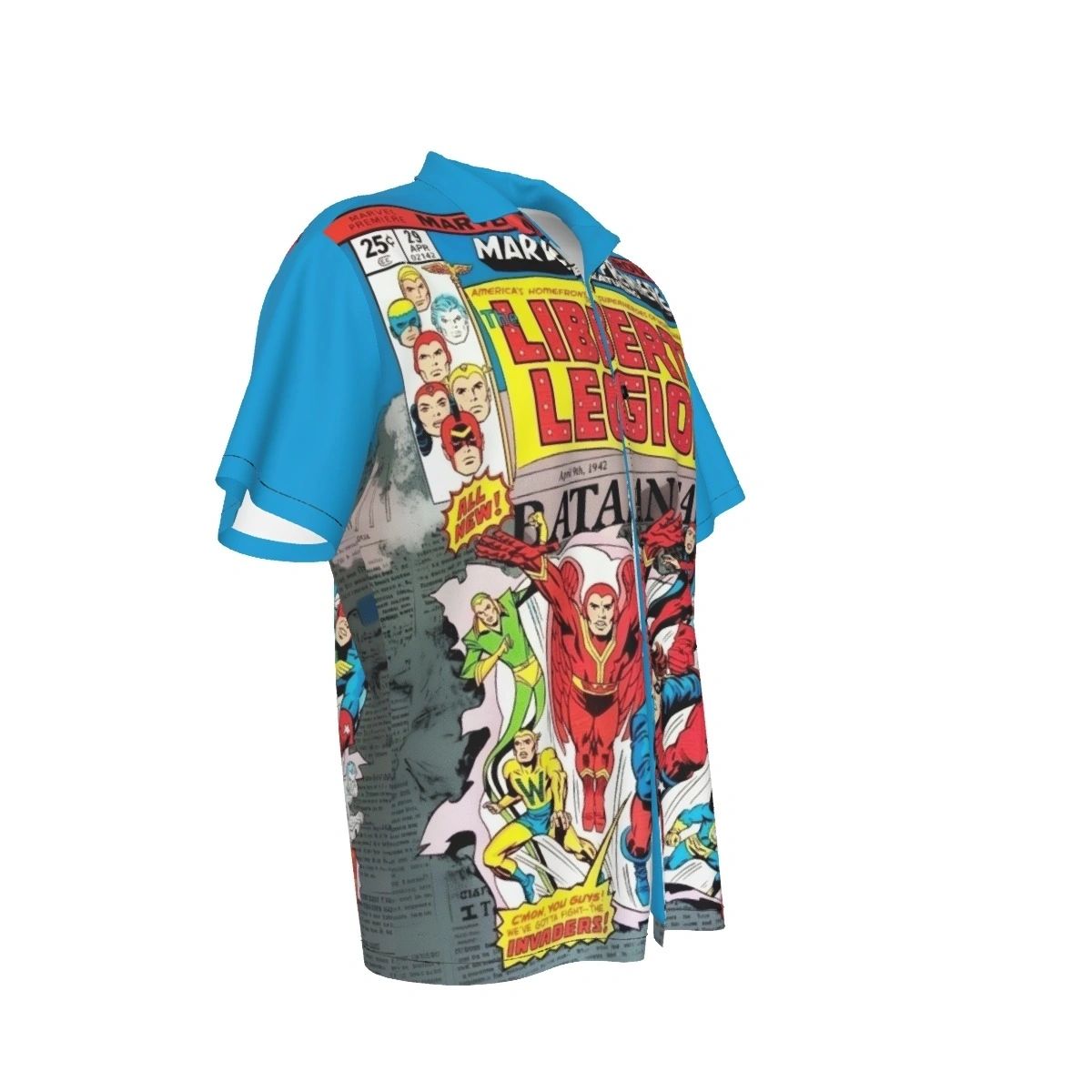 MARVEL PREMIER 29 ALL OVER PRINT SHIRTS - LIBERTY LEGION