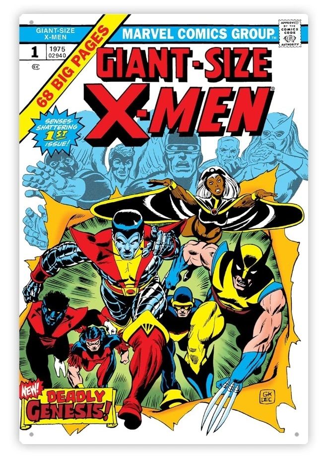 COVER METAL SIGNS: YOUR CHOICE OF COMIC COVER