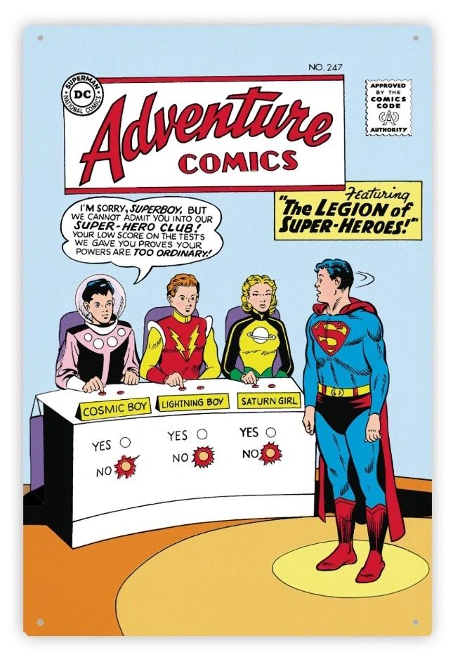 COVER METAL SIGNS: YOUR CHOICE OF COMIC COVER
