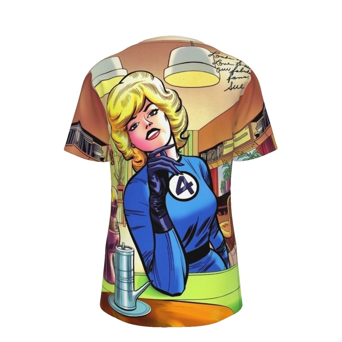 INVISIBLE GIRL 1 ALL OVER PRINT SHIRTS