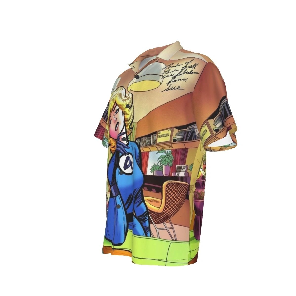 INVISIBLE GIRL 1 ALL OVER PRINT SHIRTS