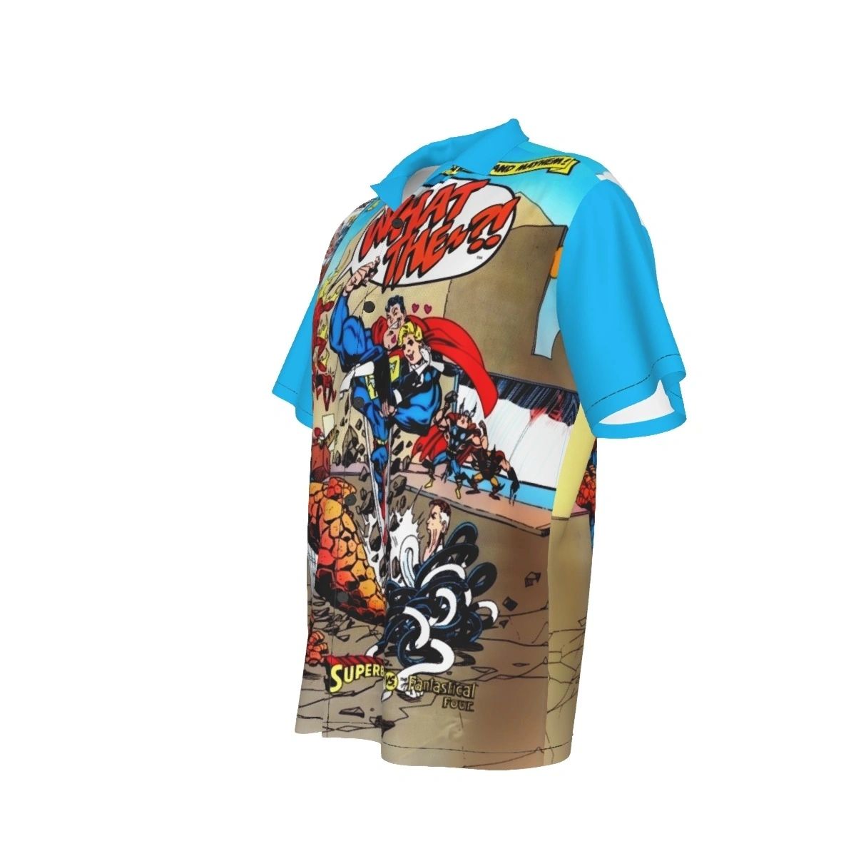 WHAT THE #2 ALL OVER PRINT SHIRTS - JOHN BYRNE ART