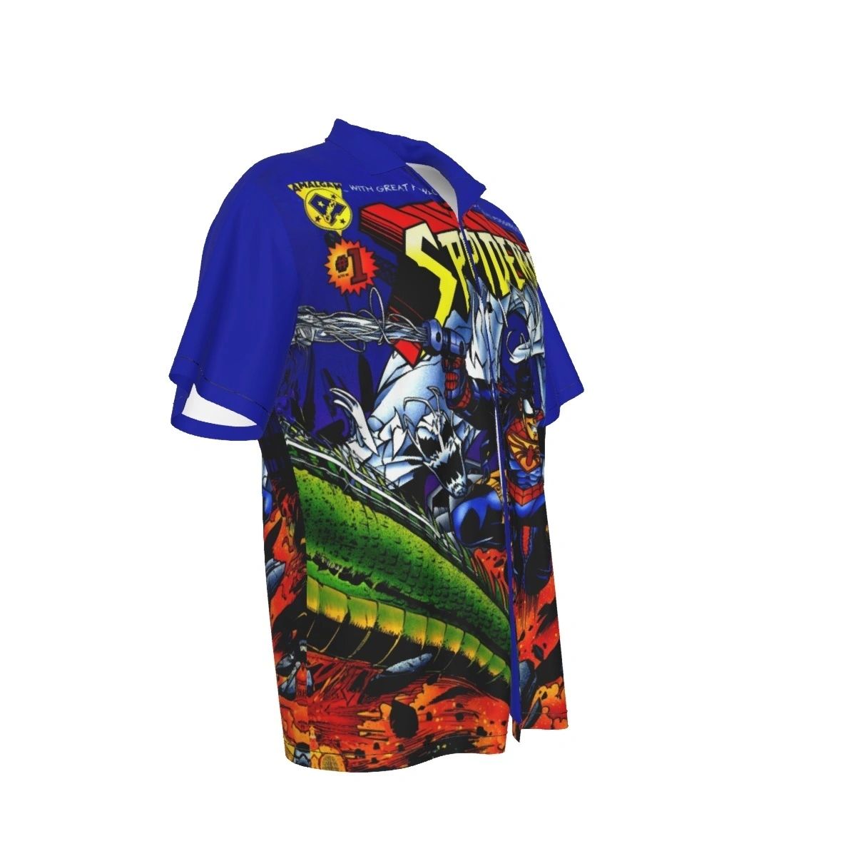 AMALGAM SPIDER-BOY ALL-OVER PRINT SHIRT AND TANK TOP