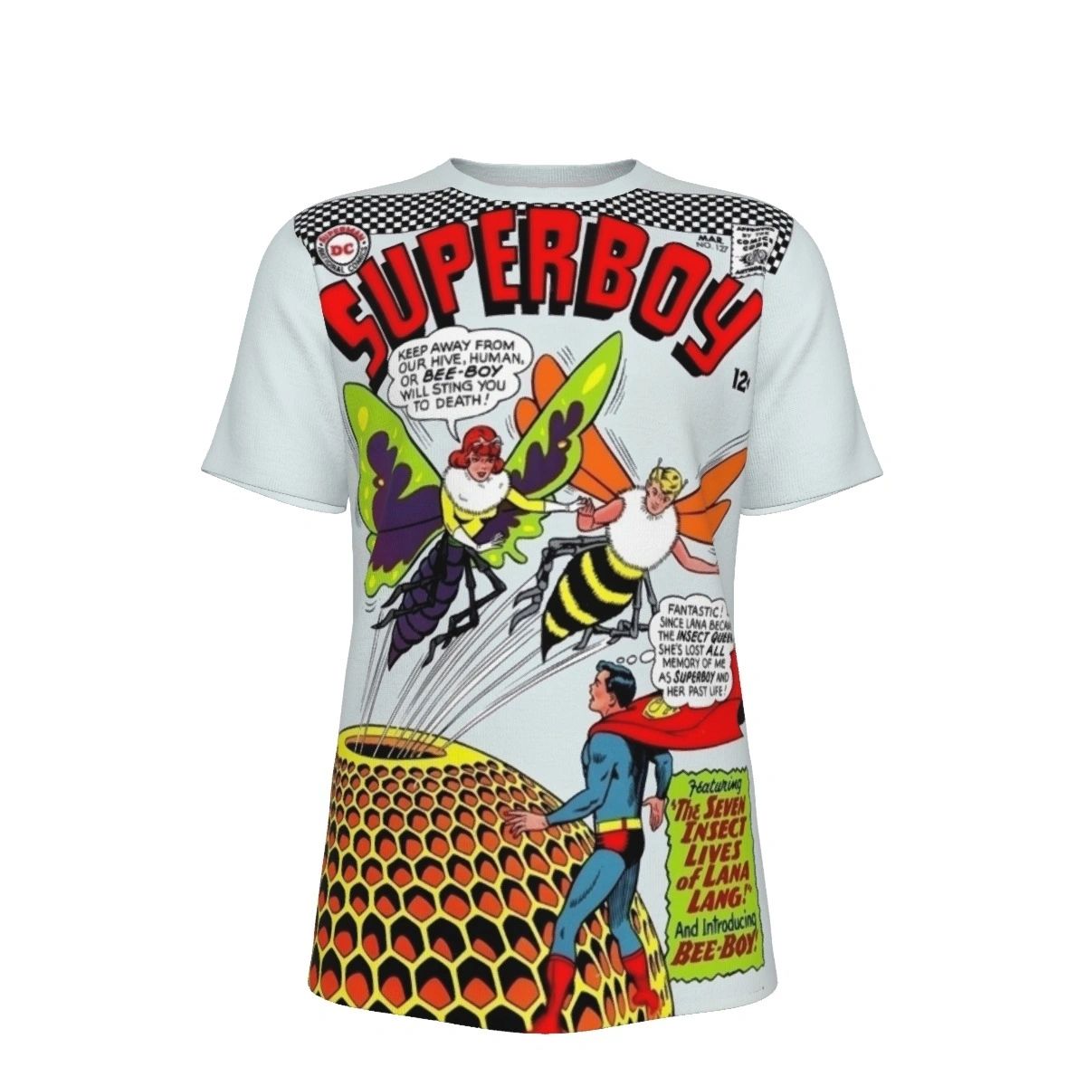 SUPERBOY 127 ALL OVER PRINT SHIRTS INSECT QUEEN