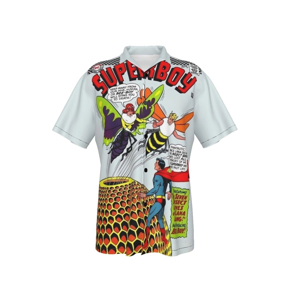 SUPERBOY 127 ALL OVER PRINT SHIRTS INSECT QUEEN