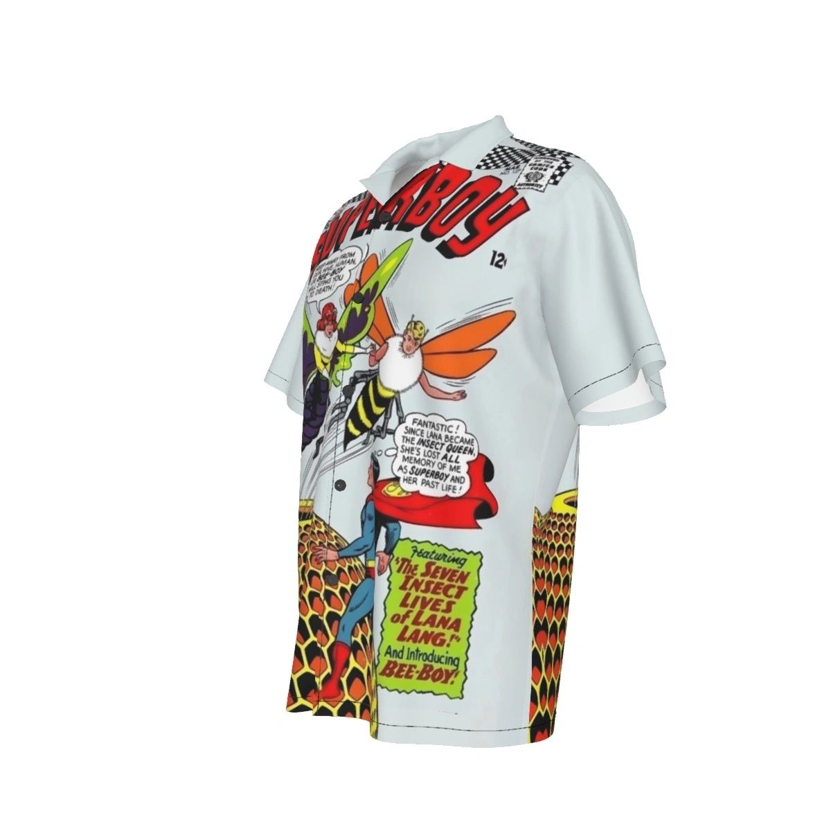 SUPERBOY 127 ALL OVER PRINT SHIRTS INSECT QUEEN